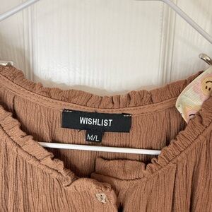 Wishlist Brown Textured Dress